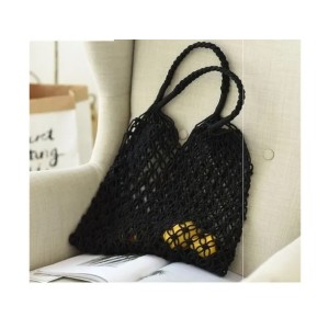 Bolsa Rede Vazada Crochê Macramê Chl B-11S